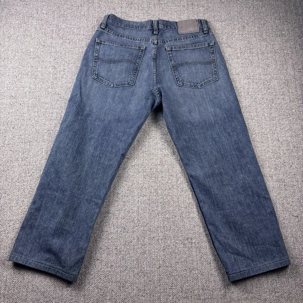 Lee Regular Fit Straight Leg Jeans Mens Blue Medium Wash Denim Sz 32x30